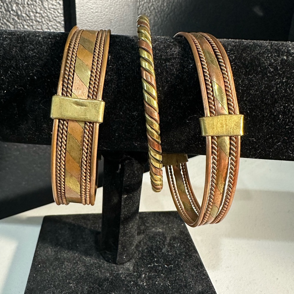 3 Copper Bracelets - image 1